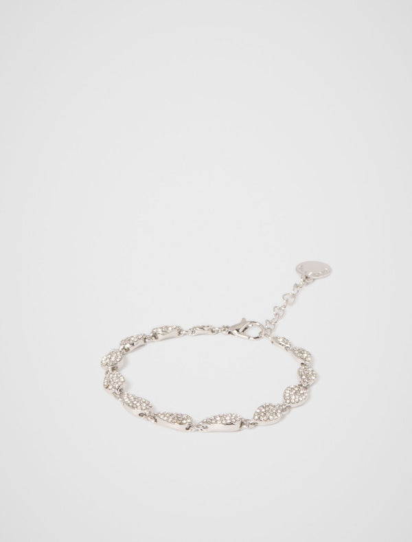 Perrie Pave Bracelet 0 Silver Crystal Forever New