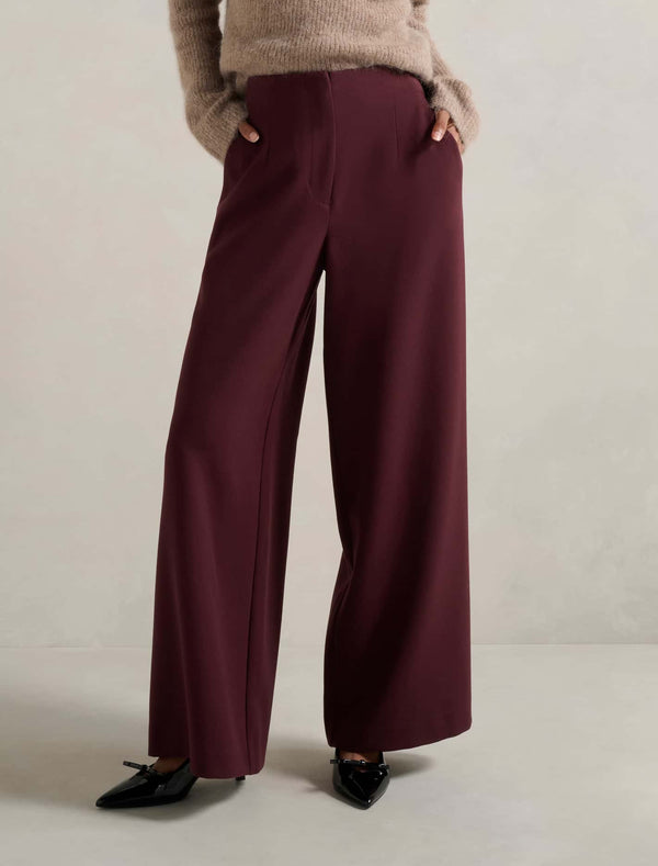 Freya Petite High Waist Wide Leg Pants Shiraz Forever New
