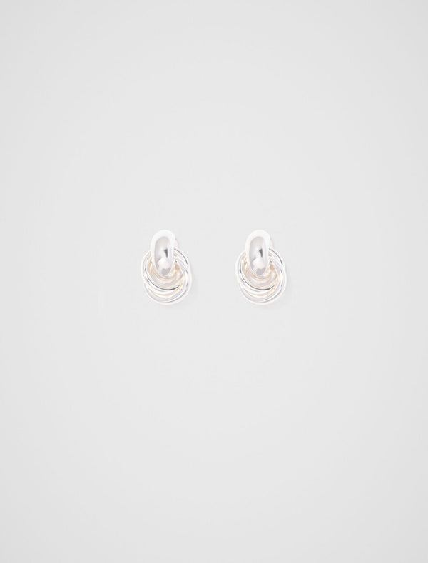 Samuel Small Hoop Earrings Stud 0 Silver Forever New