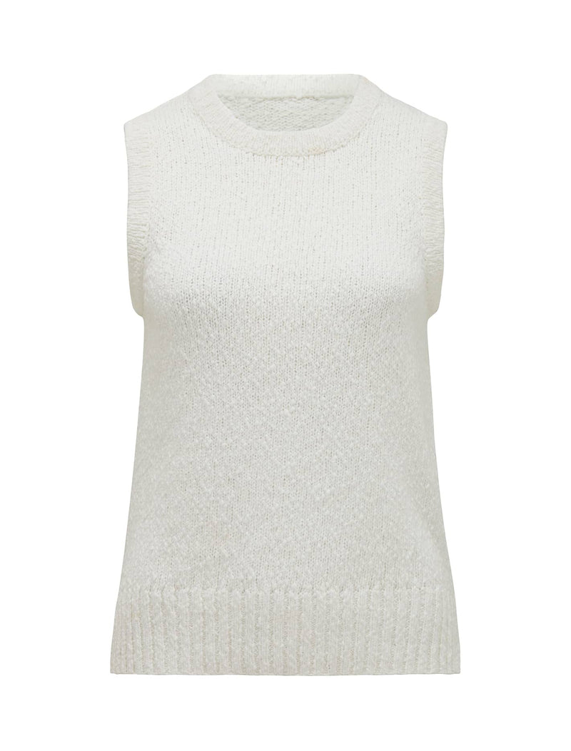 Maria Boucle Knit Tank Top Forever New