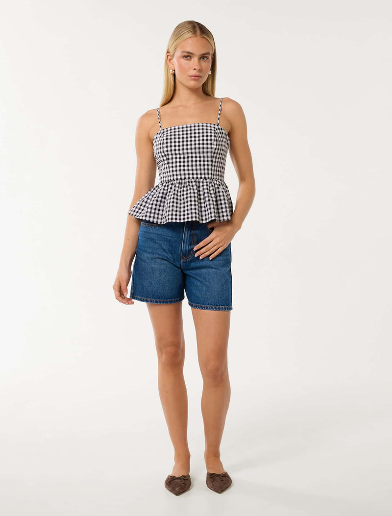 Talya High Rise Structured Shorts Forever New