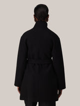 Lola Funnel Neck Wrap Coat Forever New
