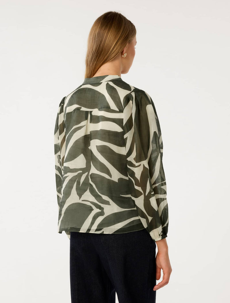 Adaline Ramie Blouse Forever New