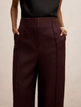 Posey Petite Linen Wide Leg Pants Forever New