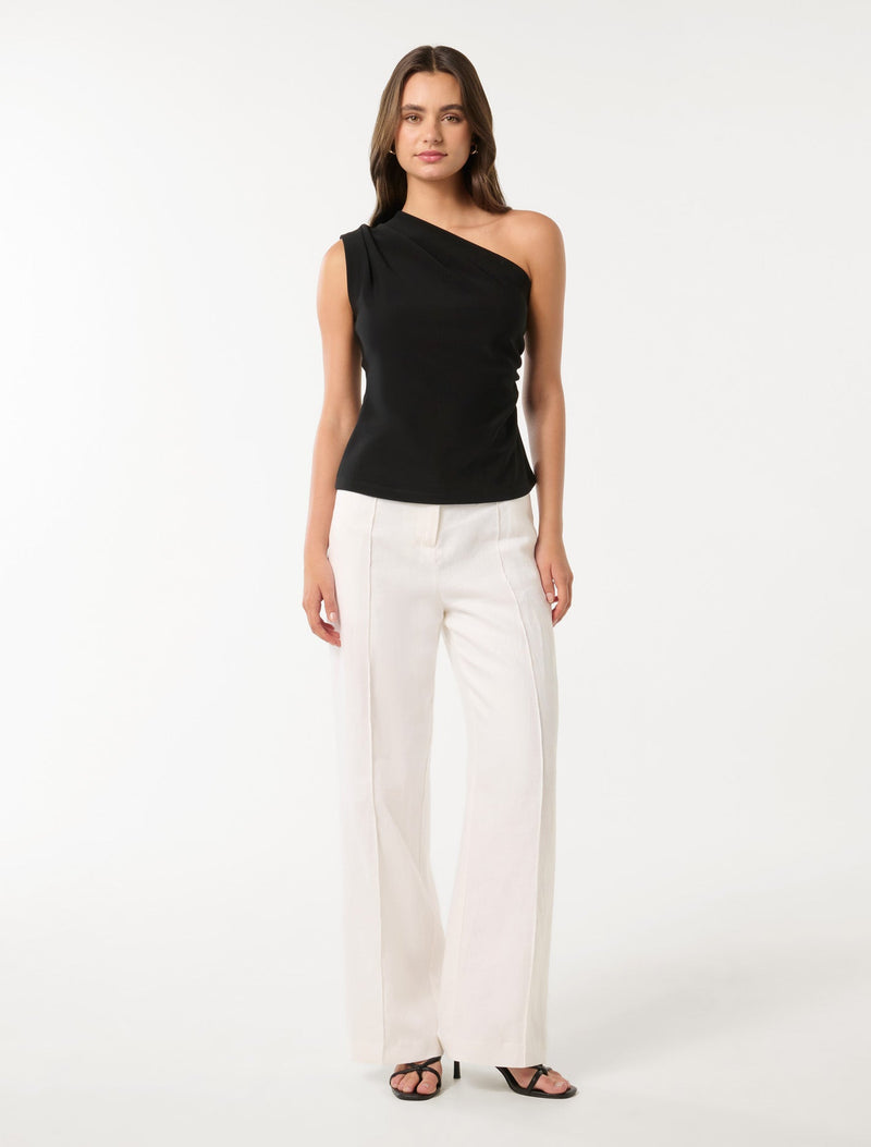Cecilia Tuck Shoulder Top Forever New