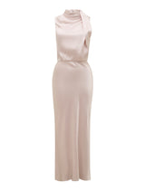 Sienna High Neck Satin Maxi Dress Forever New