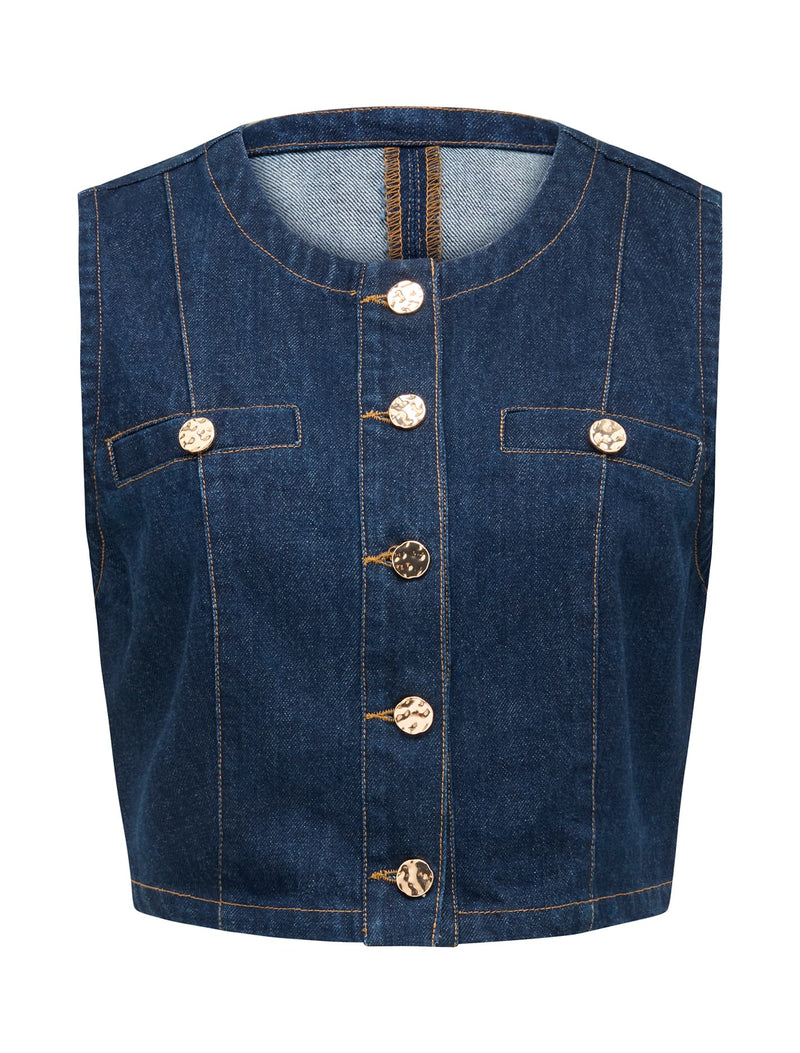 Ashley Denim Vest