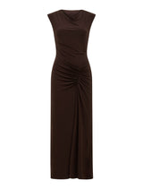 Carrie Draped Bodycon Midi Dress Forever New
