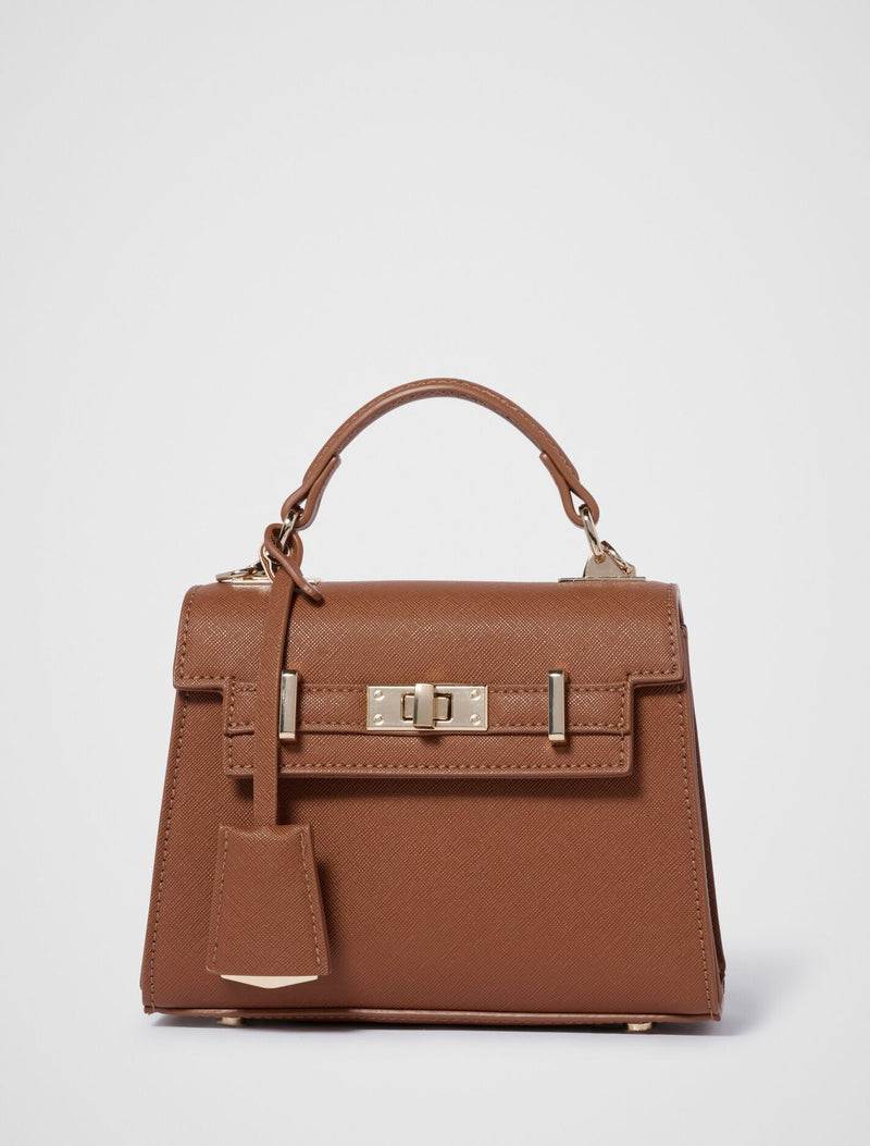 Tala Top Handle Lock Bag 0 Tan Forever New