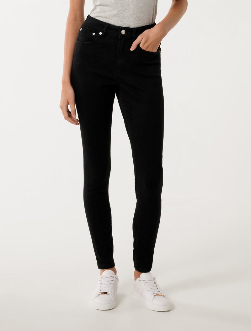 Nala Mid-Rise Skinny Jeans Forever New