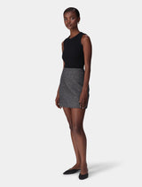 Lennon Textured Mini Skirt Forever New