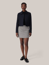 Carson Twill Crop Jacket Forever New