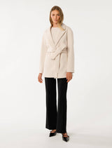 Adele Wrap Coat Forever New