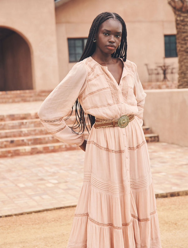 Frankie Lace Trim Dress Forever New