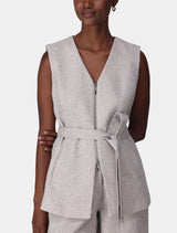 Jackie Zip Waistcoat Forever New