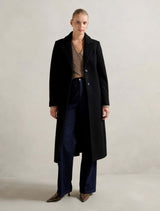Riley Single Breasted Coat Black Forever New