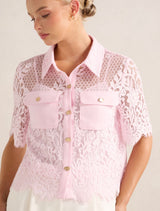Lola Lace Shirt Forever New