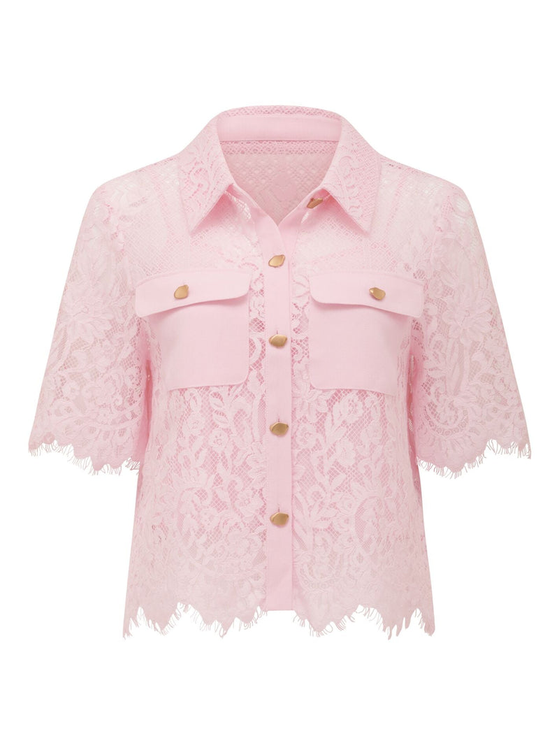 Lola Lace Shirt Forever New