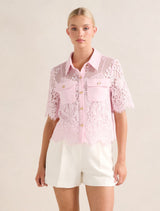 Lola Lace Shirt Festival Bloom Forever New
