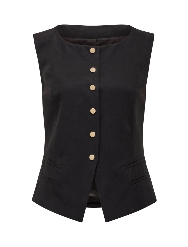 Bea Snap Front Vest Forever New