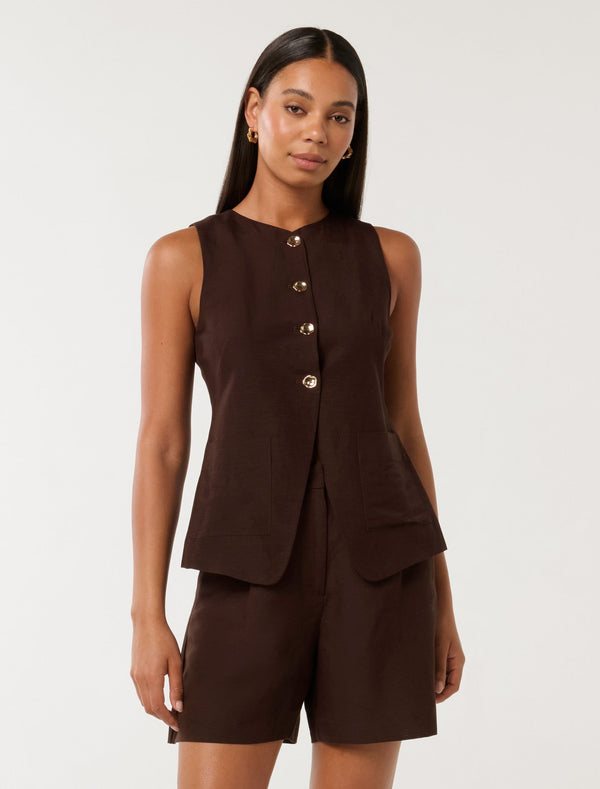 Clementine Soft Vest Forever New