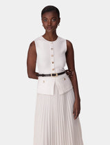 Daphne Waistcoat Knit Midi Dress Forever New