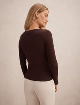 Alaia Knit Rib Top Forever New