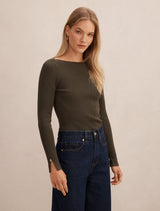 Alaia Knit Rib Top Forever New