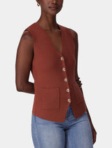 Laura Knitted Waistcoat Forever New