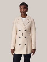 Stella Structured Trench Coat Light Camel Forever New