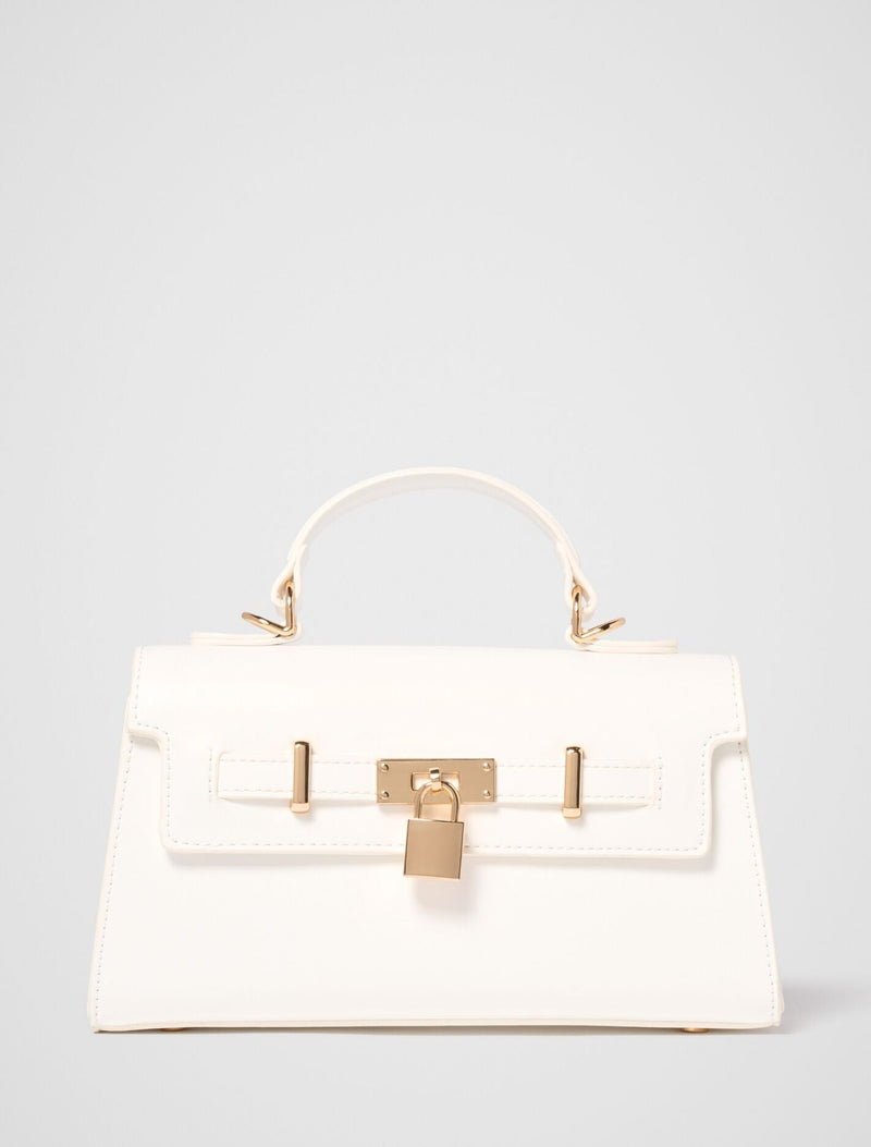 Liana Lock Detail Top Handle Bag Forever New