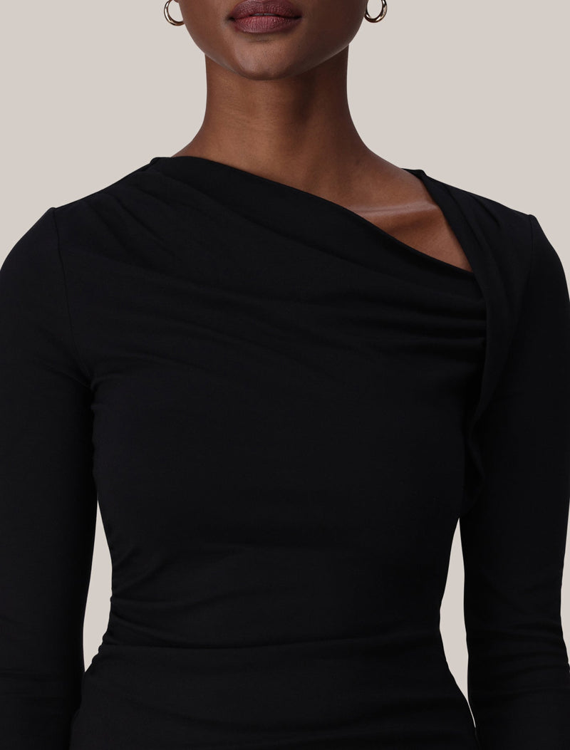 Roma Asym Neck Top Forever New