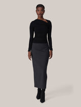 Roma Asym Neck Top Forever New