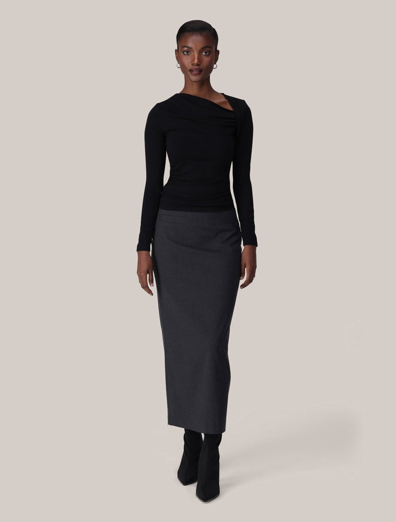 Roma Asym Neck Top Forever New