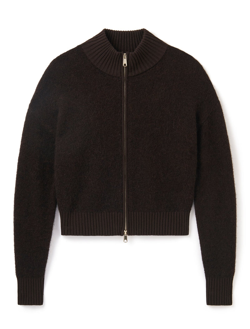 Dakota Yarn Mixed Knit Cardigan Forever New