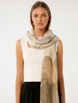 Lane Lightweight Ombre Scarf 0 Green Multi Forever New