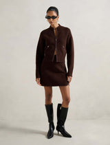 Mariella Petite Knitted A Line Skirt Forever New