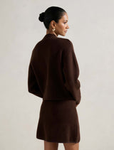 Mariella Petite Knitted Bomber Jacket Forever New