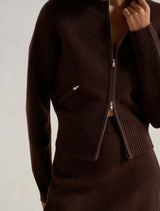 Mariella Petite Knitted Bomber Jacket Forever New