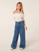 Cassidy Teen Off Shoulder T-Shirt Forever New