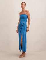 Keely Strapless Jersey Maxi Dress Forever New