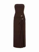 Keely Strapless Jersey Maxi Dress Forever New
