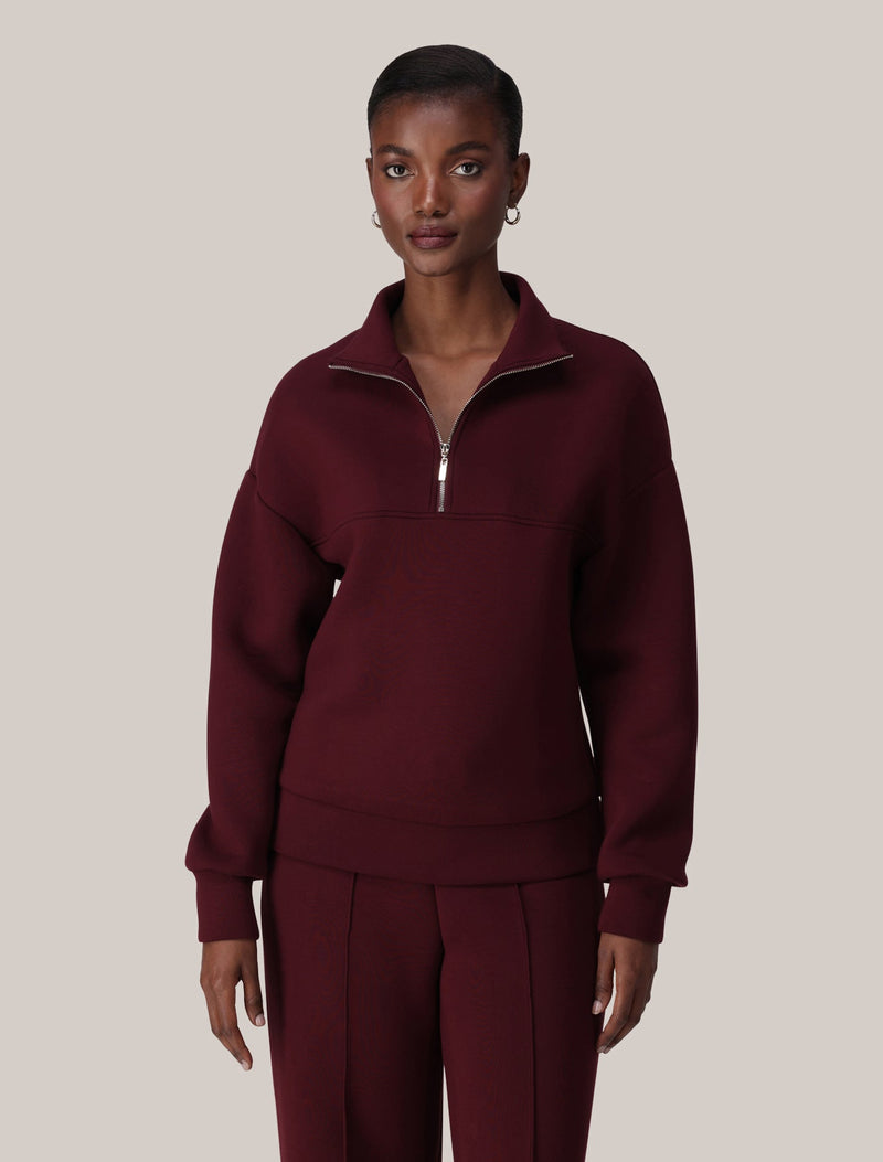 Lya Lounge Jumper Deep Maroon Forever New
