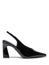Alaia High Cutline Slingback Heel Black Forever New