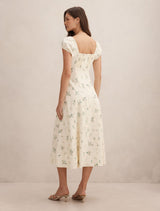 Sallie Tie Front Midi Dress Forever New