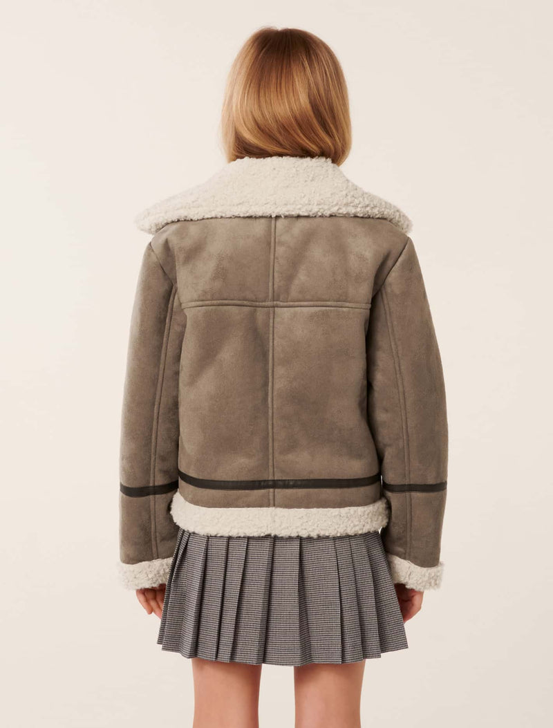 Macy Teen Aviator Jacket Forever New