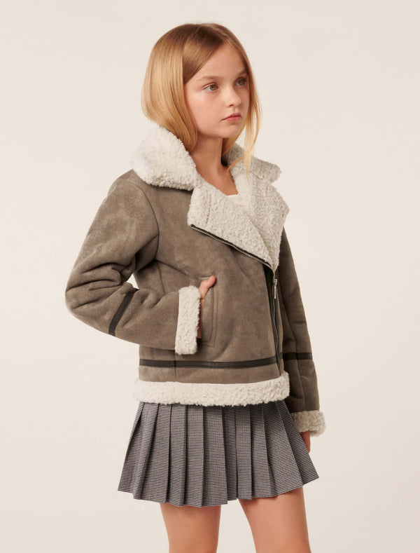 Macy Teen Aviator Jacket Forever New