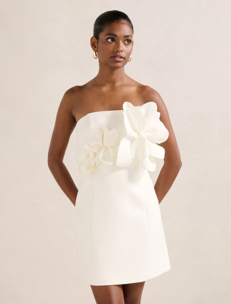 Tessa Petite Flower Mini Dress