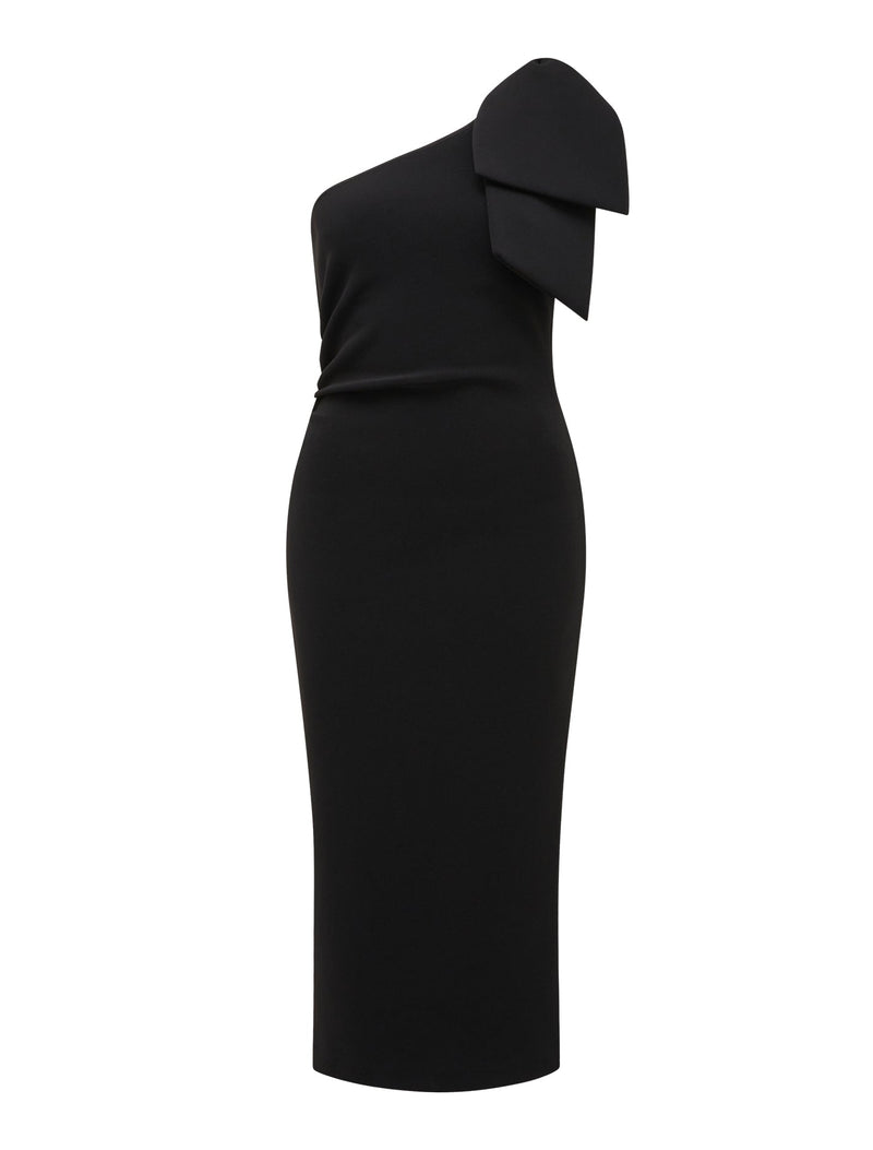 Lisa Petite One Shoulder Bow Dress Forever New