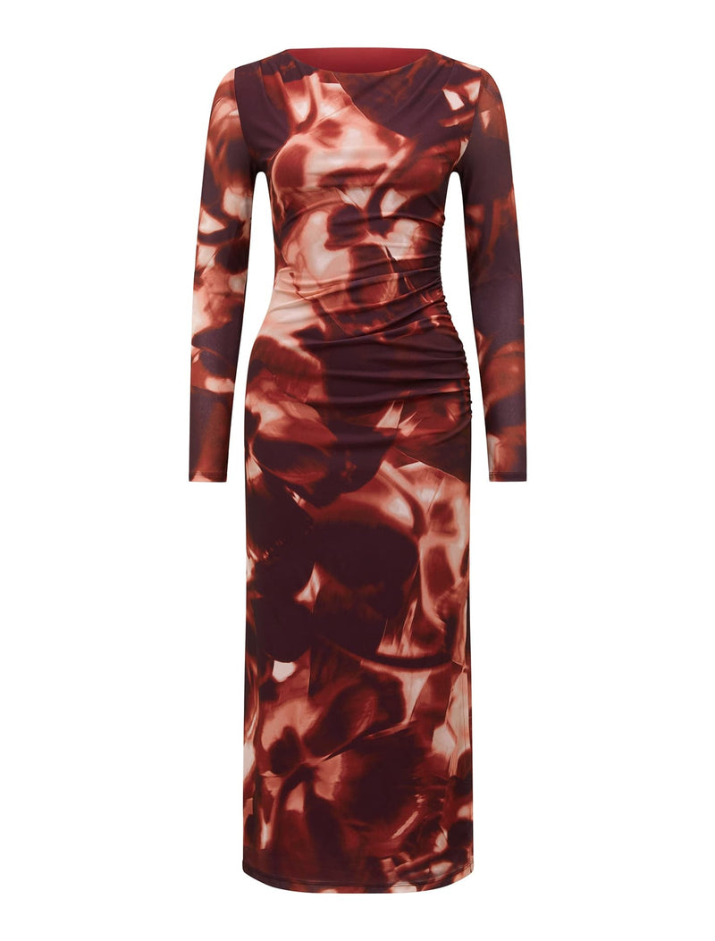 Alannah Petite Printed Midi Dress Forever New